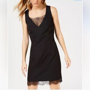 Bar III‎ Lace Trim Sleeveless Dress NWT